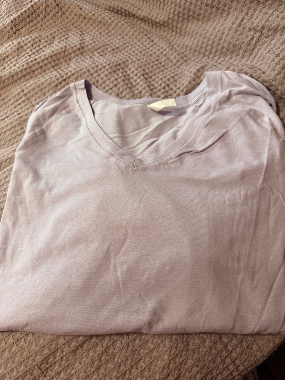 Zella Women's Short Sleeve V-Neck Tee - Lilac